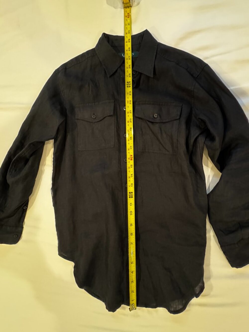 NWOT Ralph Lauren 100% Linen Shirt XS - Picture 10 of 11